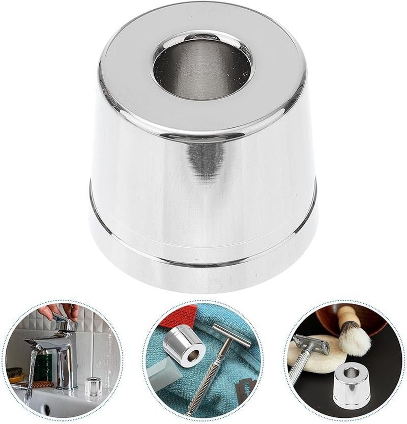 Cabilock Brass Double Sided Razor Stand Holder Rust Resistant Bathroom Countertop Storage - Image 4